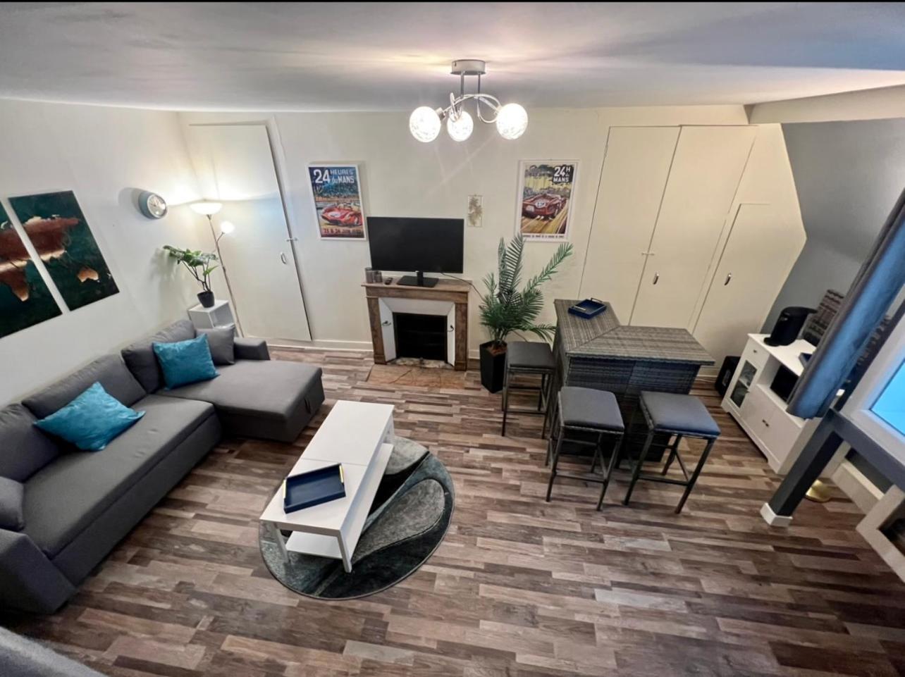 Duplex Au 2Eme Et De Notre Maison -Acces Au Jardin-Smart Tv-Streaming-Wifi ルマン エクステリア 写真