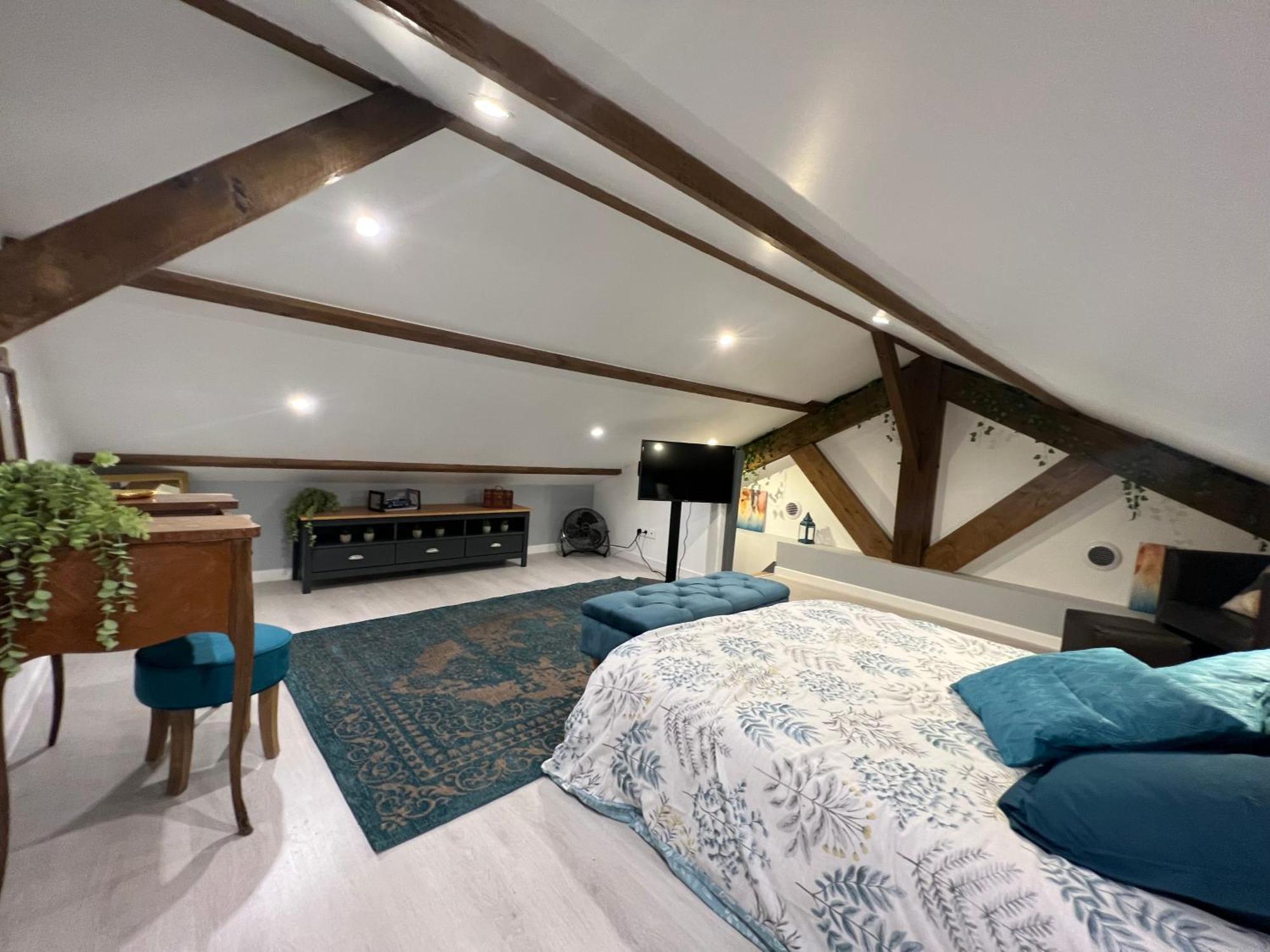 Duplex Au 2Eme Et De Notre Maison -Acces Au Jardin-Smart Tv-Streaming-Wifi ルマン エクステリア 写真